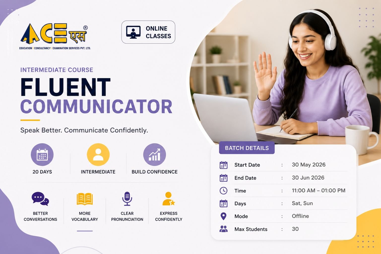 3-Month Communication Program – Offline Batch